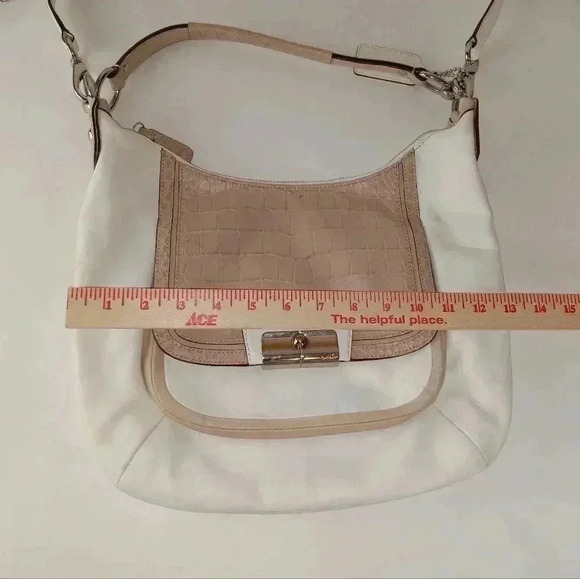 Coach Kristin Leather Light Beige hobo Bag - Picture 7 of 13